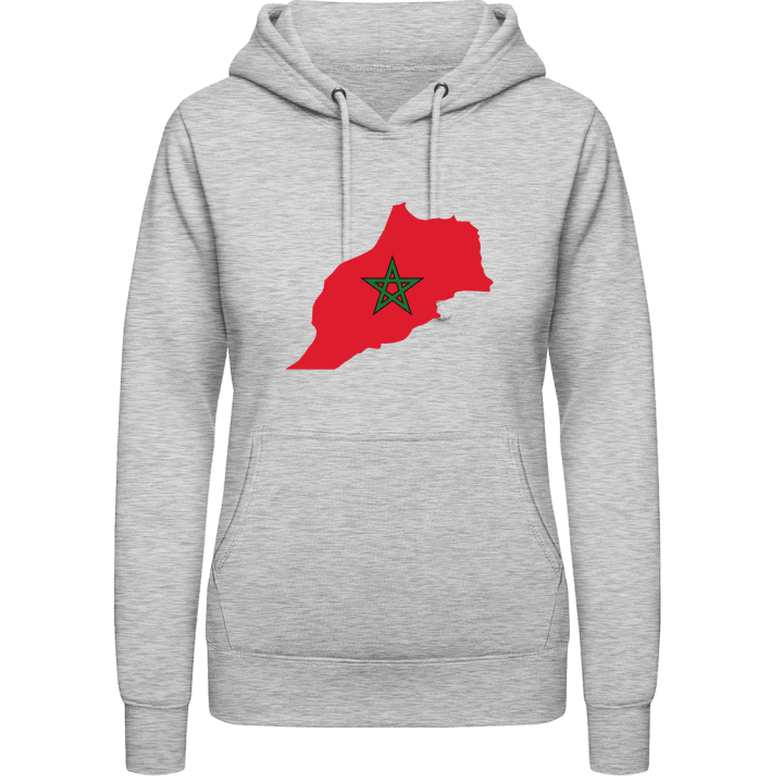 Maroc Map Sweat à capuche pour femme contain pic