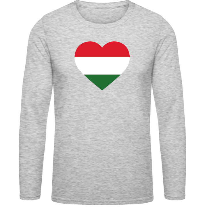 Hungary Heart Long Sleeve Shirt contain pic
