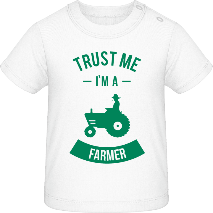 Trust Me I'm A Farmer Baby T-skjorte contain pic