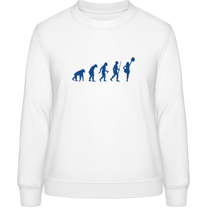 Cheerleader Evolution Sweatshirt för kvinnor contain pic