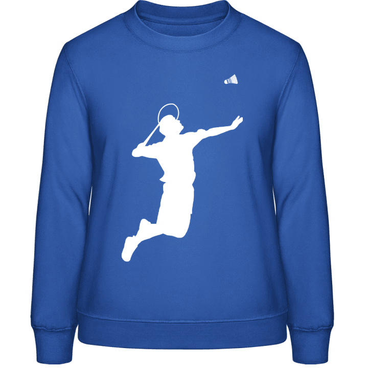 Badminton Player Vrouwen Sweatshirt contain pic