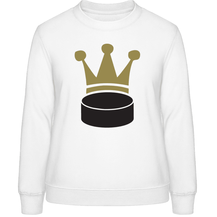 Ice Hockey Equipment Crown Sweat-shirt pour femme contain pic