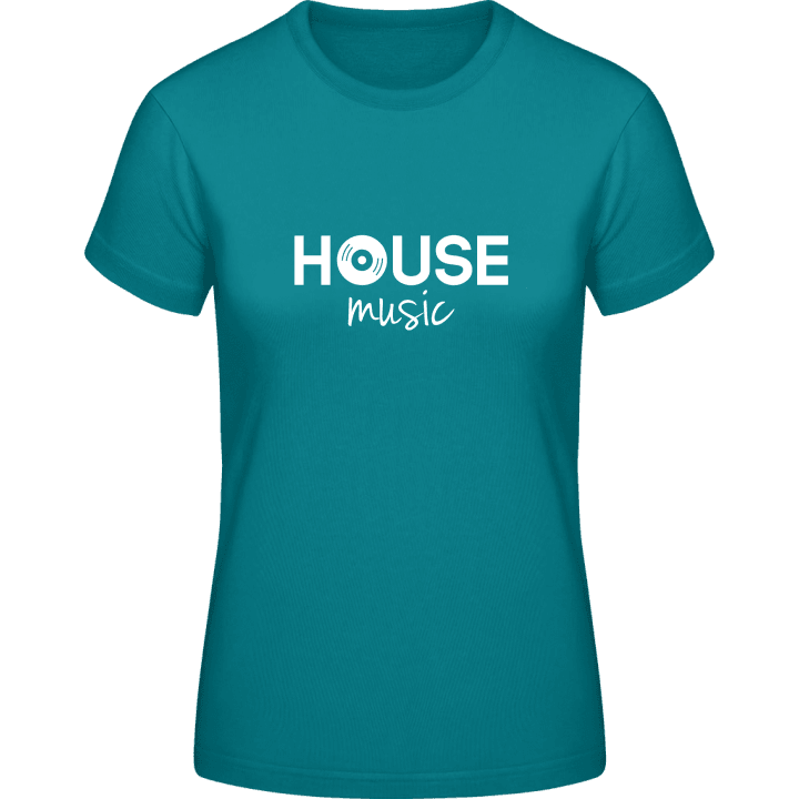 House Music Logo T-skjorte for kvinner contain pic