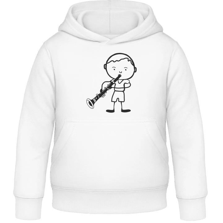 Clarinetist Comic Character Kids Hoodie contain pic