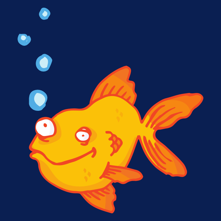 Gold Fish Comic Women Sweatshirt 0 image