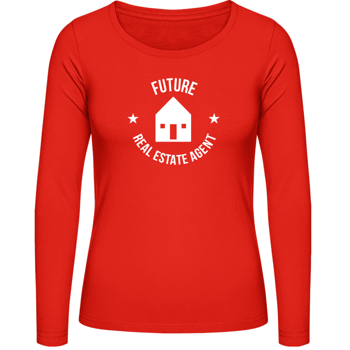 Future Real Estate Agent Vrouwen Lange Mouw Shirt contain pic