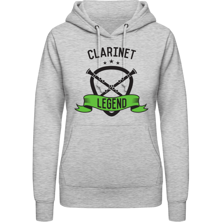 Clarinet Legend Vrouwen Hoodie contain pic