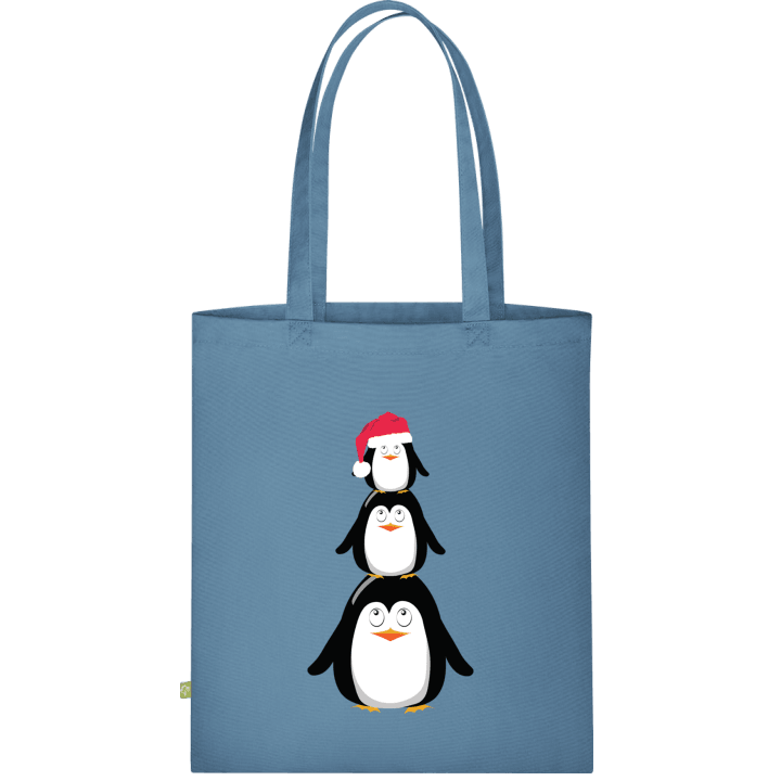 Christmas Penguin Family Stoffen tas 0 image