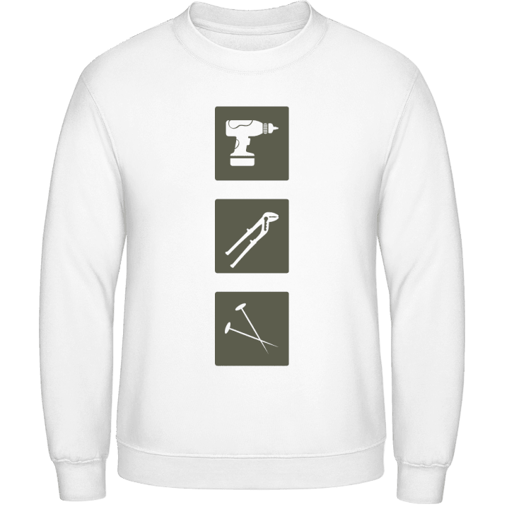 Drill Monkey Wrench Nails Sweatshirt 0 image
