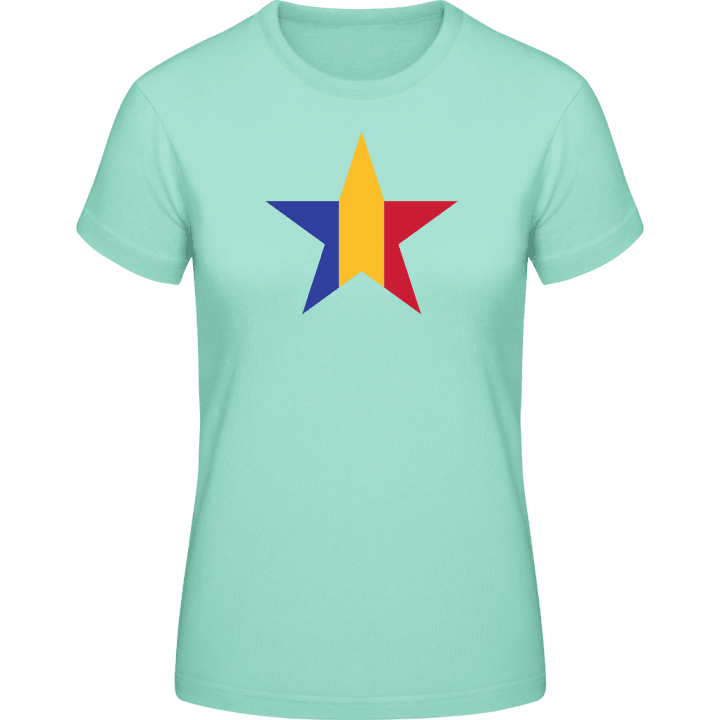 Romanian Star Camiseta de mujer contain pic