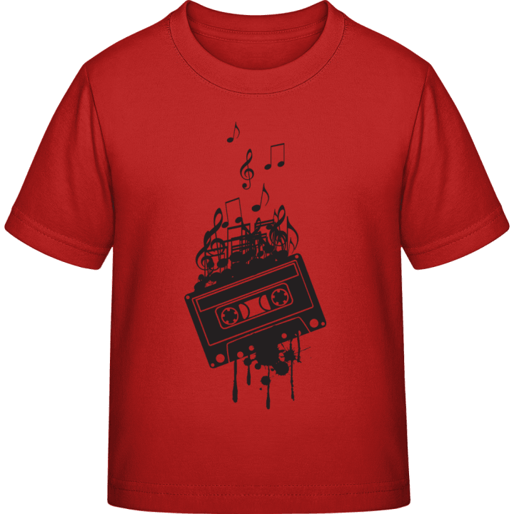 Music Cassette And Music Notes Kinderen T-shirt 0 image