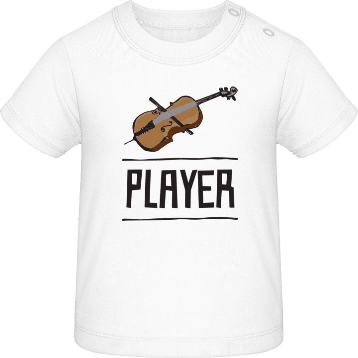 Cello Player Illustration Camiseta de bebé contain pic