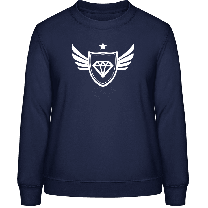 Diamond winged and Star Sweatshirt för kvinnor 0 image
