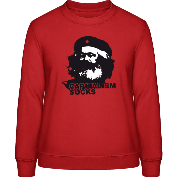 Karl Marx Sweatshirt för kvinnor contain pic