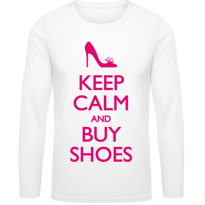 Keep Calm and Buy Shoes Shirt met lange mouwen 0 image