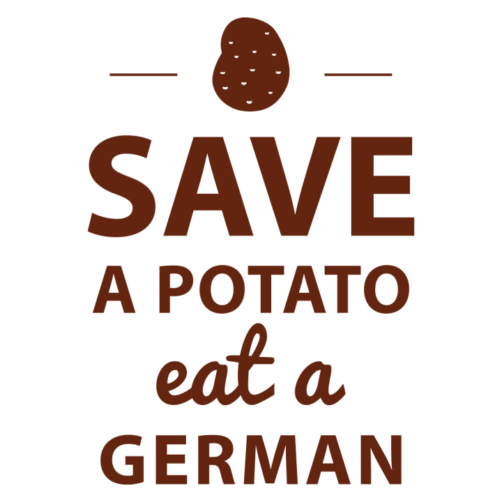 Save A Potato Eat A German T-shirt à manches longues pour femmes 0 image