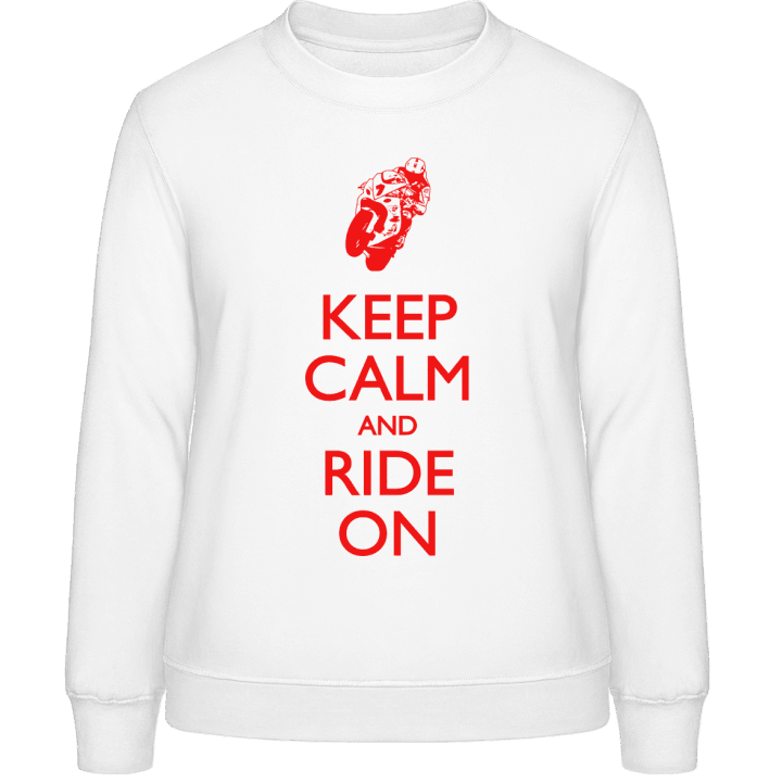 Ride On Superbike Vrouwen Sweatshirt contain pic