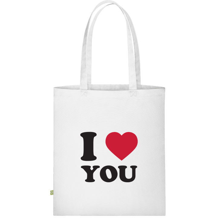 I Love You Väska av tyg contain pic