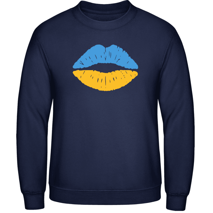 Ukraine Kiss Flag Sweatshirt contain pic