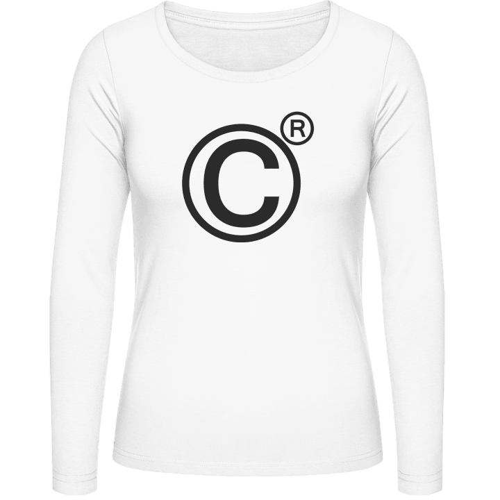 Copyright All Rights Reserved Women long Sleeve Shirt 0 image