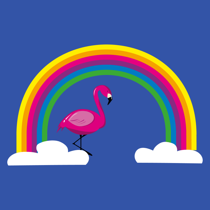 Flamingo Rainbow T-shirt för kvinnor 0 image