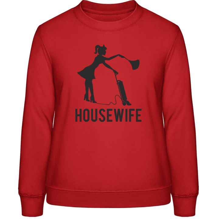 Housewife Silhouette Frauen Sweatshirt contain pic
