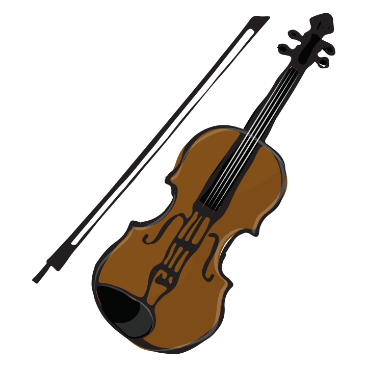 Violin Illustration Shirt met lange mouwen 0 image