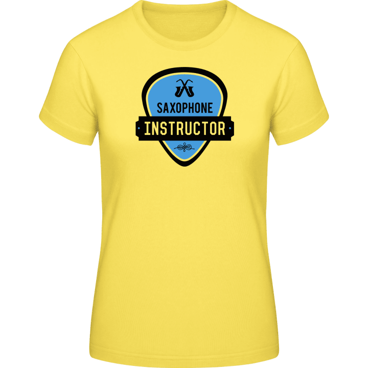Saxophone Instructor Vrouwen T-shirt contain pic