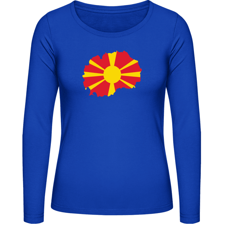 Macedonia Camisa de manga larga para mujer contain pic