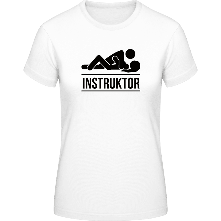 Sex Instructor Icon T-skjorte for kvinner contain pic