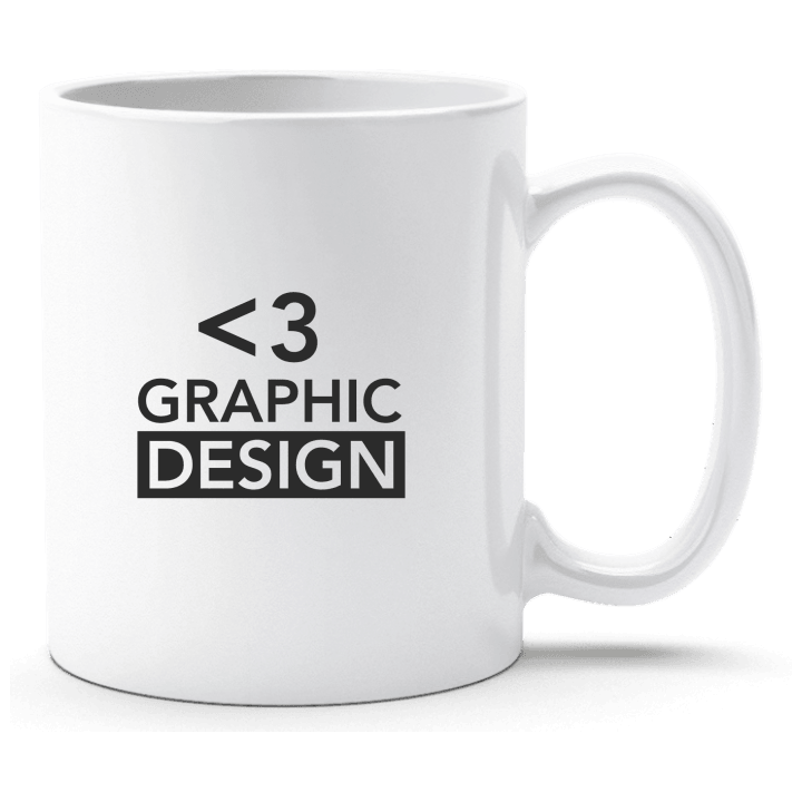 <3 Love Graphic Design Tasse contain pic