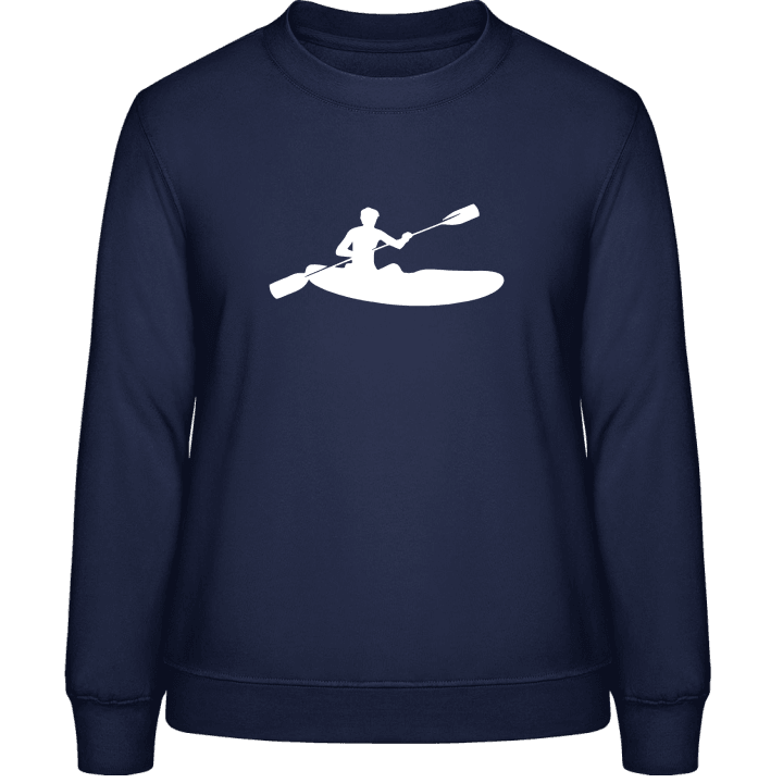 Rafting Silhouette Frauen Sweatshirt contain pic