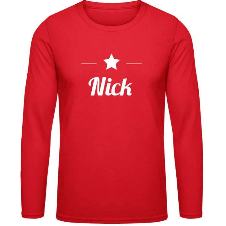 Nick Star Long Sleeve Shirt contain pic