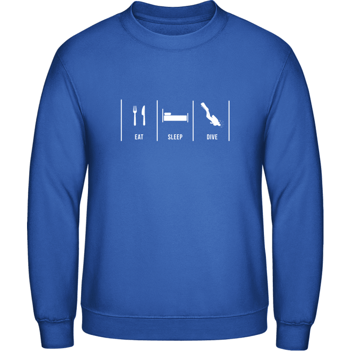Eat Sleep Dive Sweatshirt contain pic