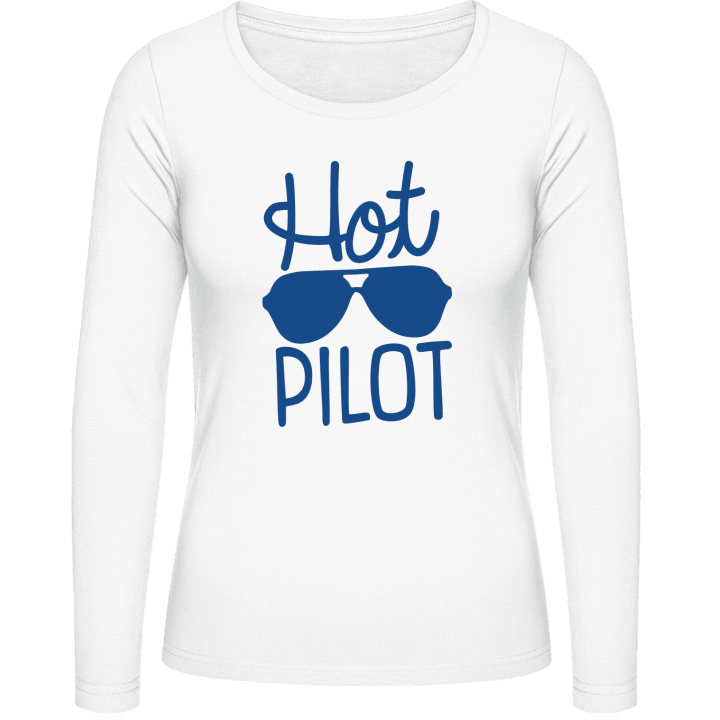 Hot Pilot Frauen Langarmshirt contain pic