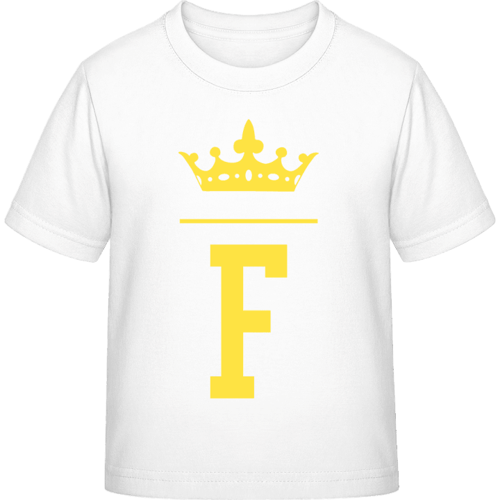 F Royal Initial T-shirt för barn 0 image