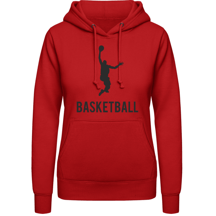 Basketball Dunk Silhouette Hoodie för kvinnor contain pic