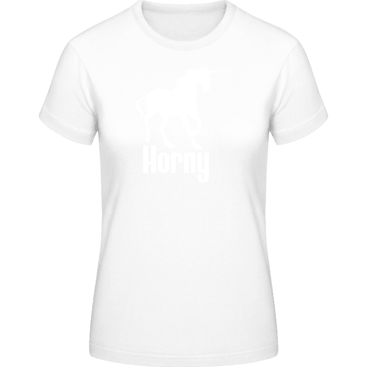 Horny T-skjorte for kvinner contain pic