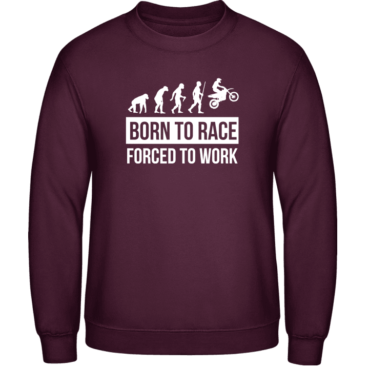 Born To Race Forced To Work Sweatshirt 0 image