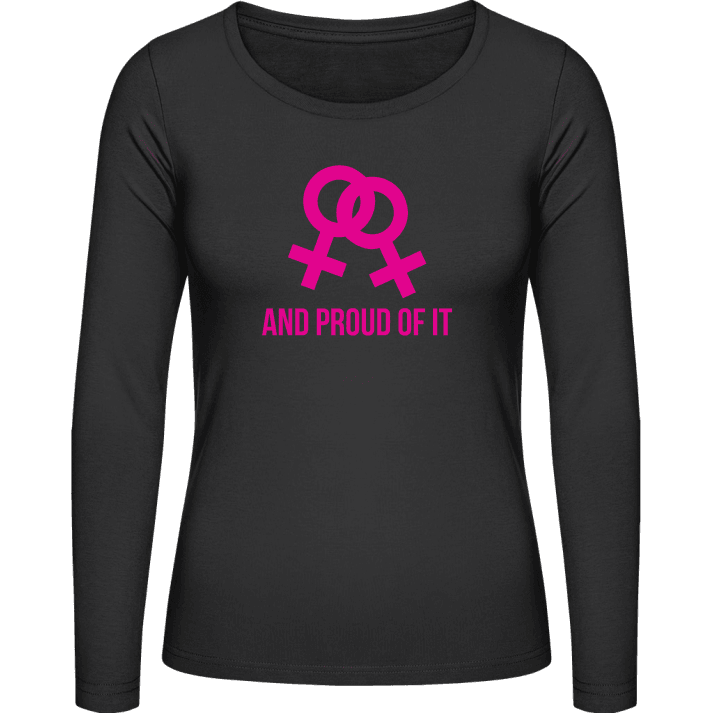 Lesbian And Proud Of It Langermet skjorte for kvinner contain pic