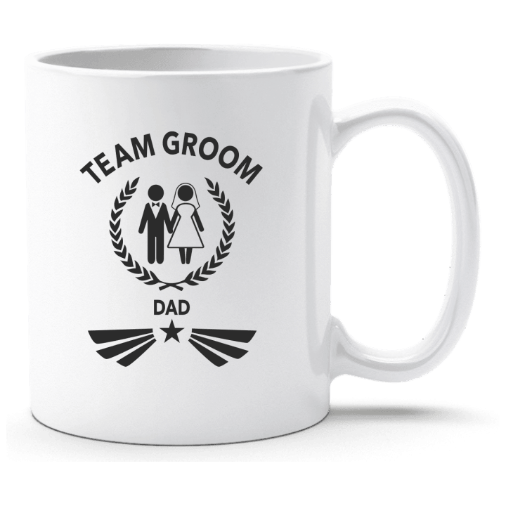 Team Groom Dad Tasse contain pic