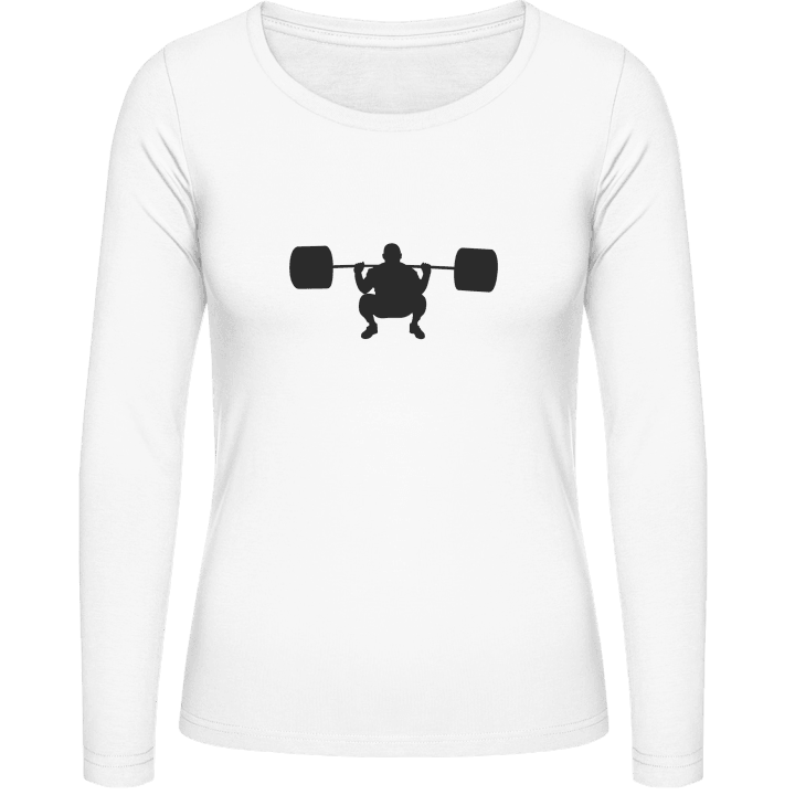 Weightlifter Vrouwen Lange Mouw Shirt contain pic