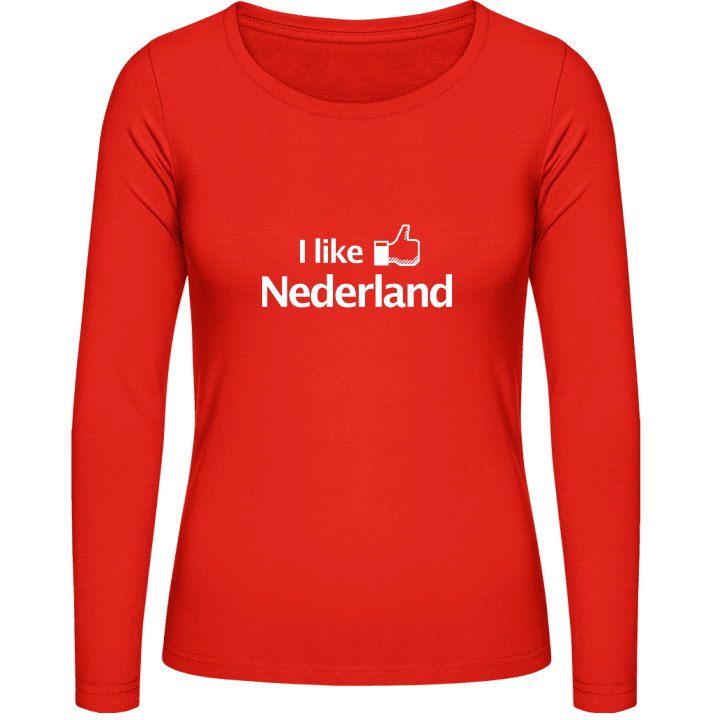 Like Nederland Vrouwen Lange Mouw Shirt contain pic