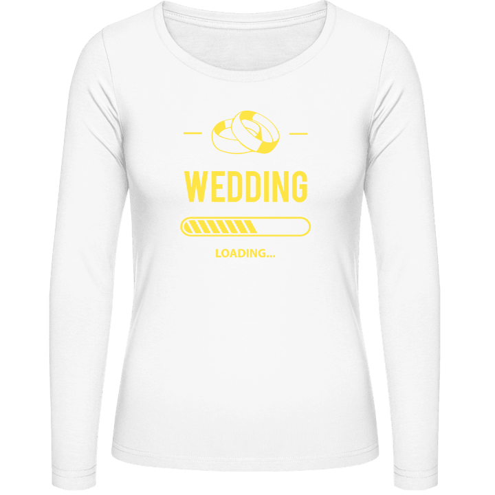 Wedding Loading T-shirt à manches longues pour femmes contain pic