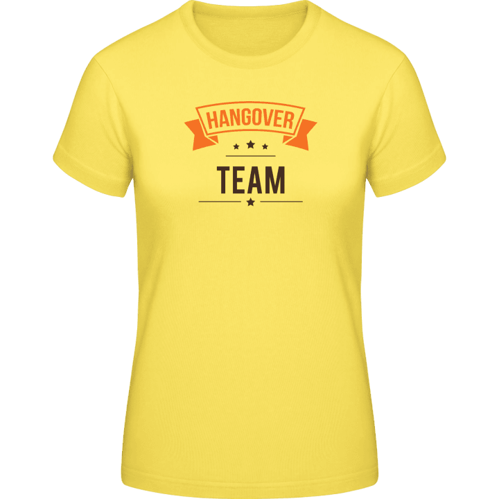 Hangover Team Vrouwen T-shirt contain pic