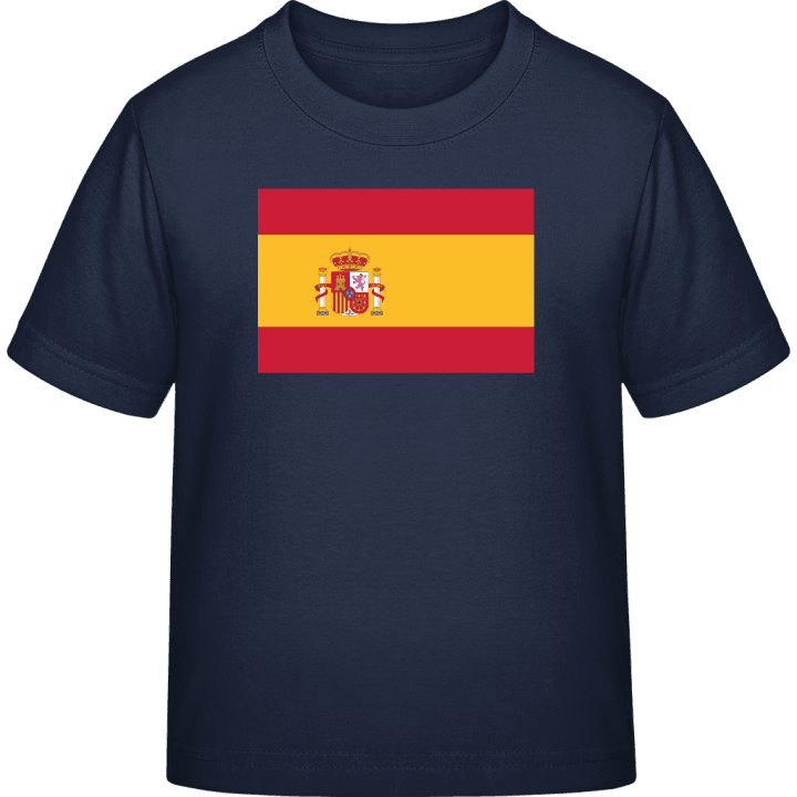 Spain Flag T-shirt för barn contain pic
