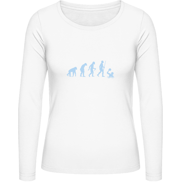 Water Polo Player Evolution Vrouwen Lange Mouw Shirt contain pic