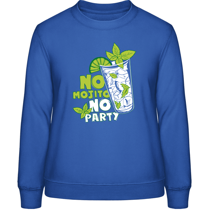 No Mojito No Party Frauen Sweatshirt contain pic