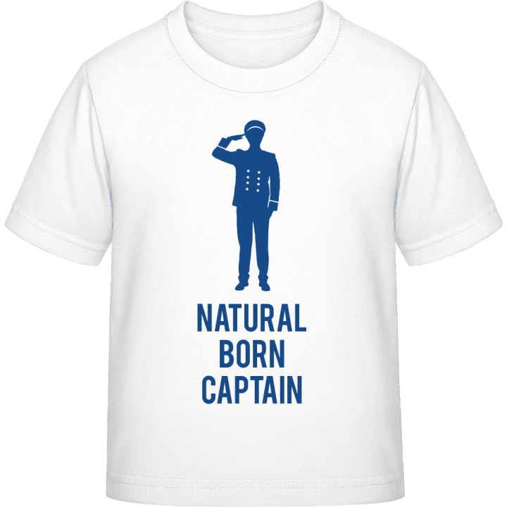 Natural Born Boat Captain T-skjorte for barn contain pic