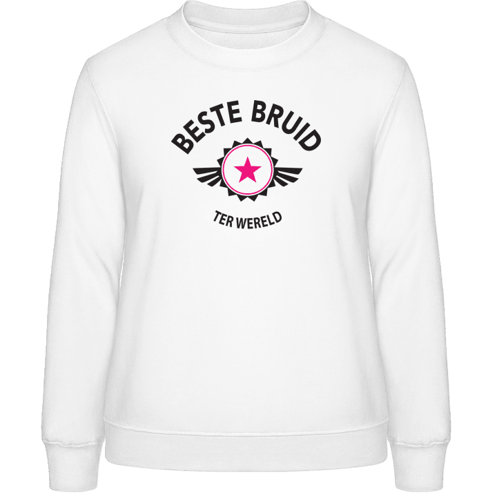 Beste bruid ter wereld Sweatshirt för kvinnor contain pic